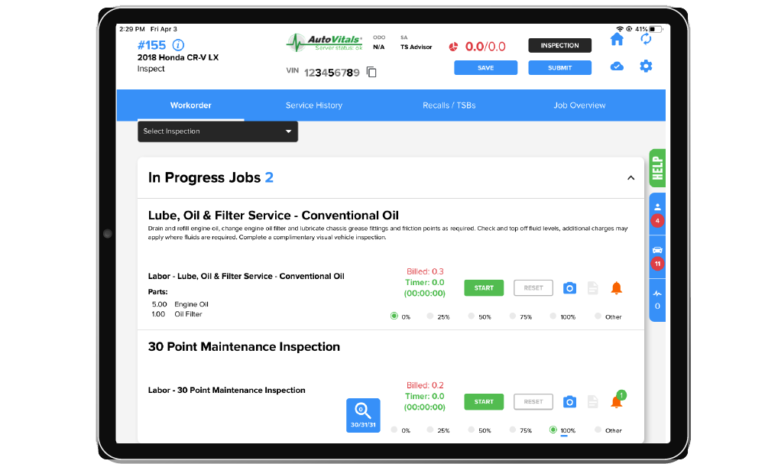 DVI Paperless Inspections Sheet.