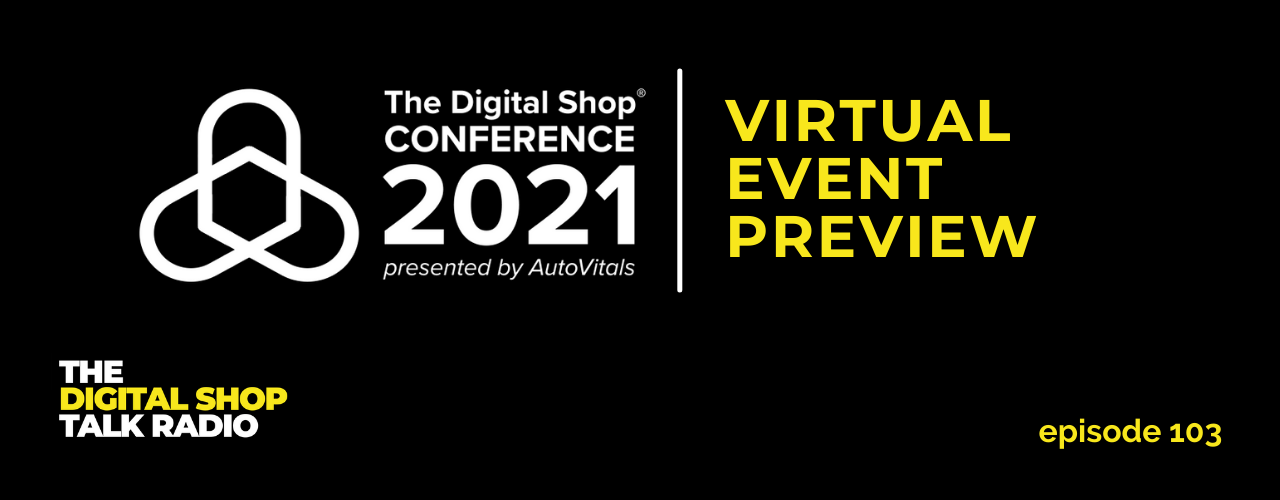 Promotional Graphic for Digital Shop Conference 2021.