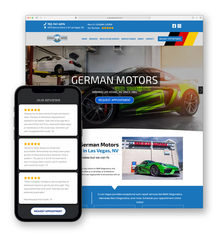 German Motors' Website.