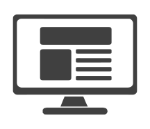 Computer Screen Icon.